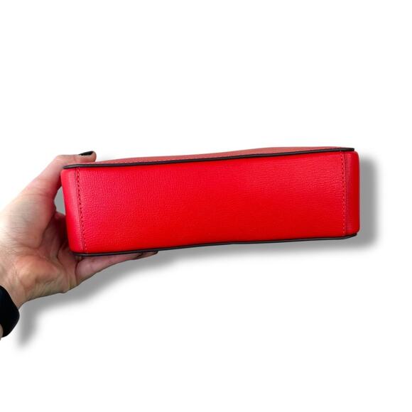 Kate Spade New York NWT Heriloom Tomato Red Harper Leather Crossbody Purse - Picture 6 of 12
